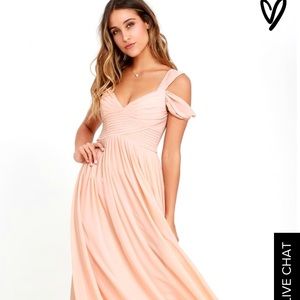 Lulus blush dress